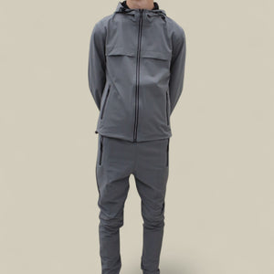 Load image into Gallery viewer, Joey Smart Zipped  Tracksuit- NBJ-195 Dark Grey
