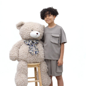 Load image into Gallery viewer, Miles Set  Cargo Pocket Luxury Short Set- CF24-2-113B in Grey
