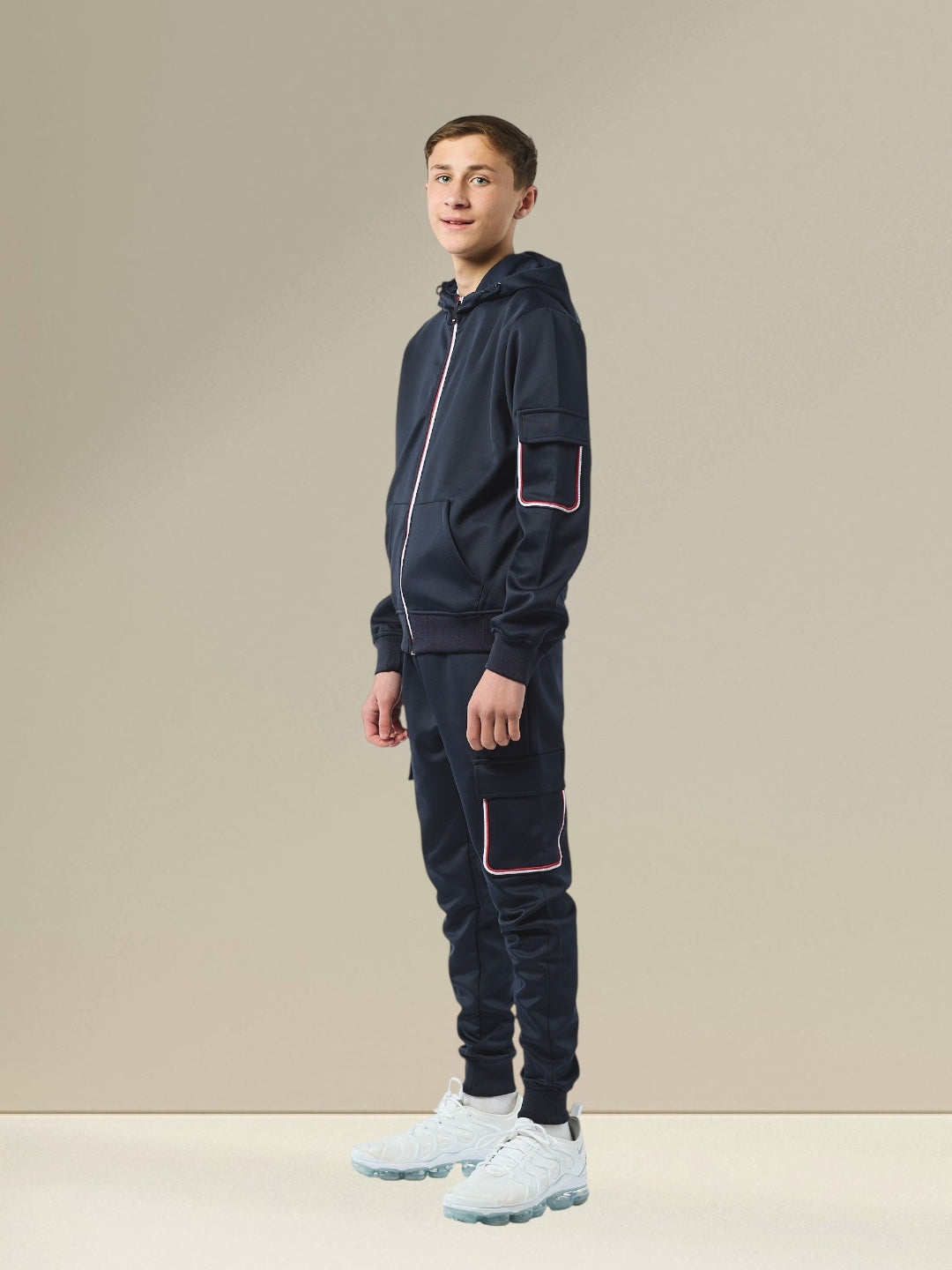 Tom Smart Zipped  Tracksuit BT8277 in Navy