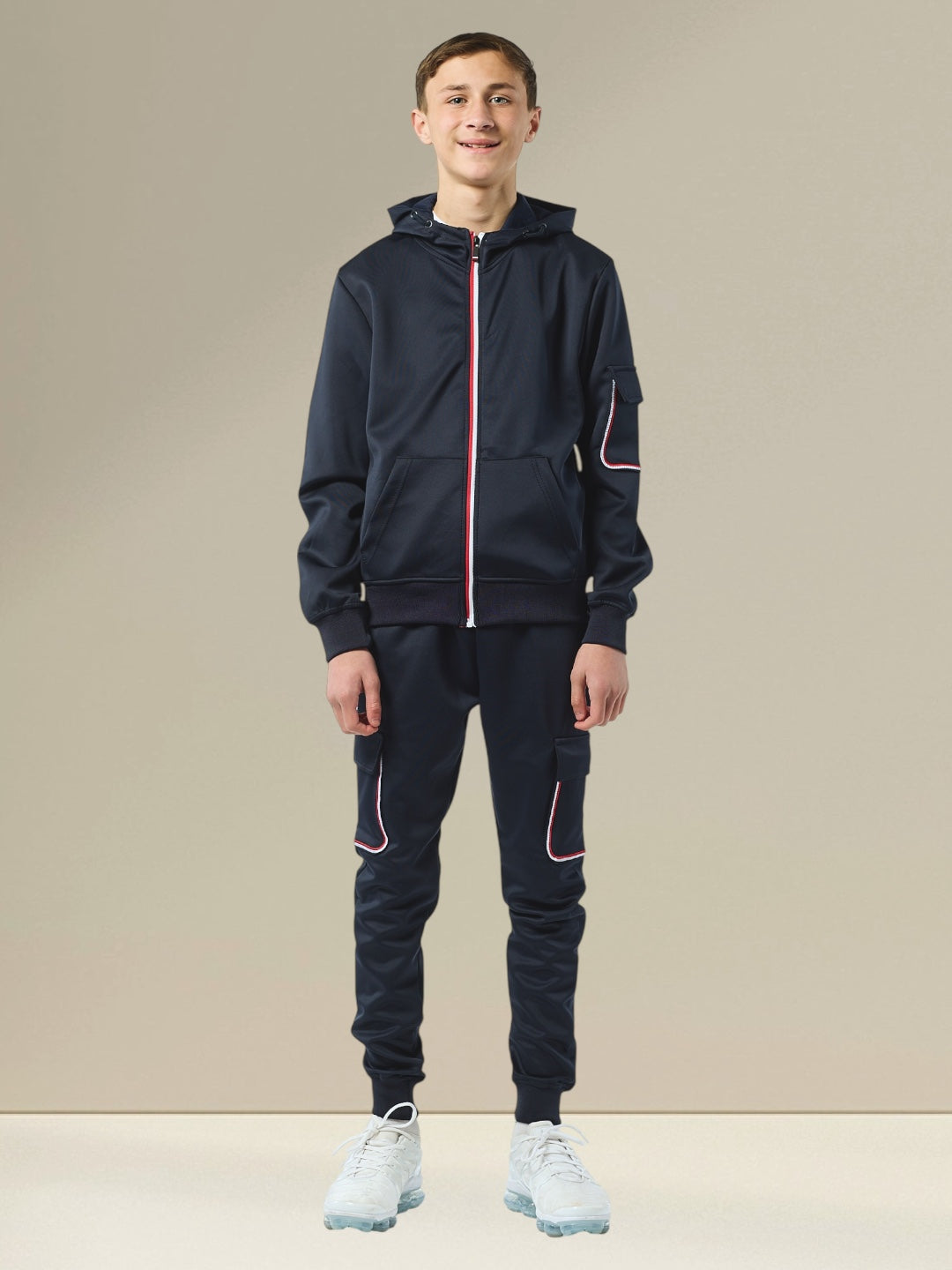 Tom Smart Zipped  Tracksuit BT8277 in Navy
