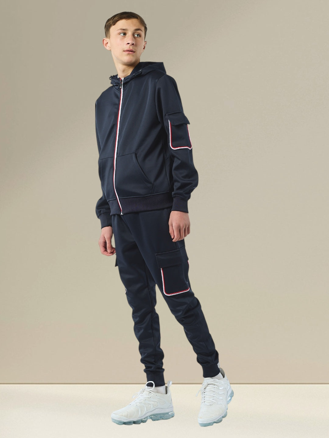 Tom Smart Zipped  Tracksuit BT8277 in Navy