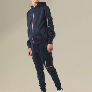 Load image into Gallery viewer, Tom Smart Zipped  Tracksuit BT8277 in Navy
