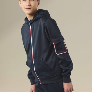 Load image into Gallery viewer, Tom Smart Zipped  Tracksuit BT8277 in Navy
